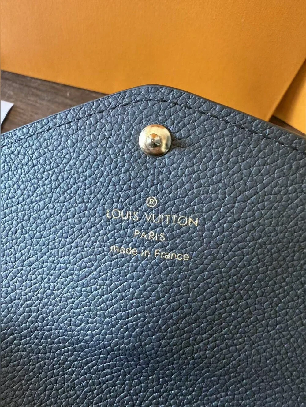 Louis Vuitton Black Monogram Sarah Wallet